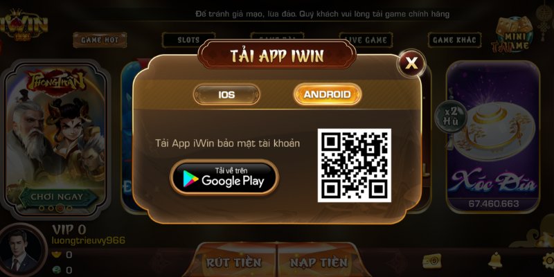 Tải app cho Android