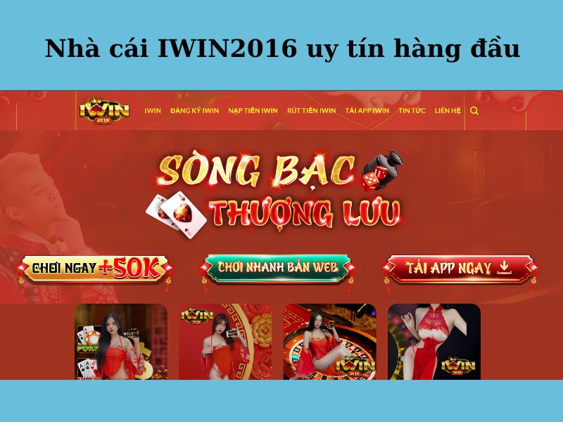 Nhà cái IWIN2016 uy tín hàng đầu