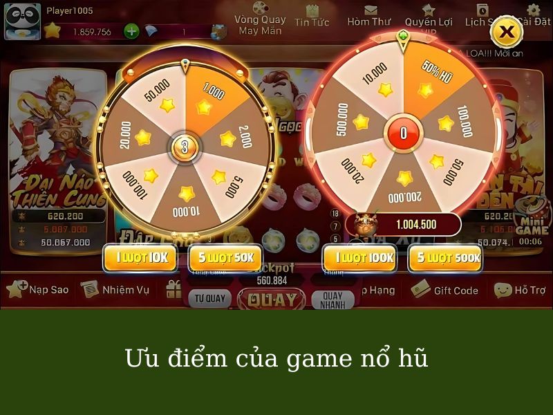 Game nổ hũ nạp tiền bằng sms hội tụ nhiều ưu điểm